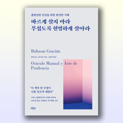 바르게 살지 마라 무섭도록 현명하게 살아라 표지
