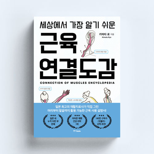 세상에서 가장 알기 쉬운 근육연결도감 표지