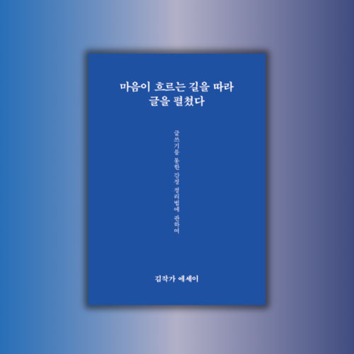 마음이 흐르는 길을 따라 글을 펼쳤다 표지